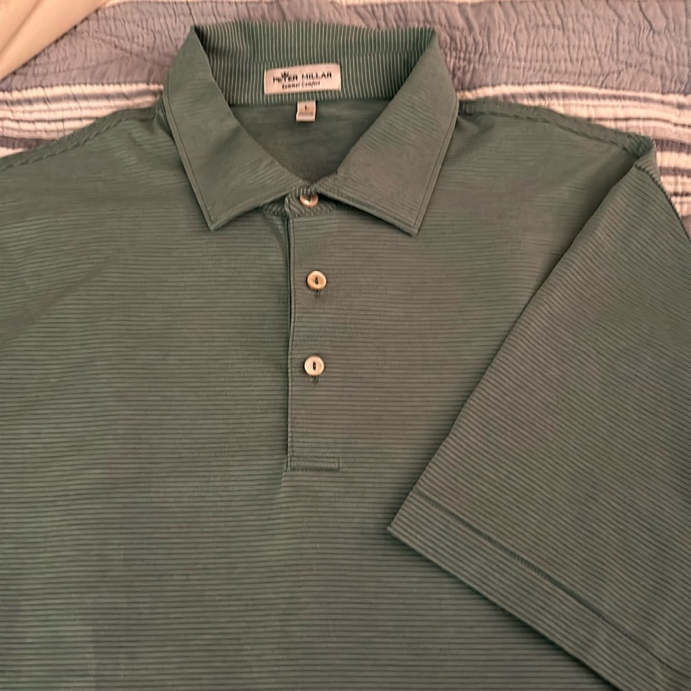 Peter Millar Summer comfort golf polo. Size L.
